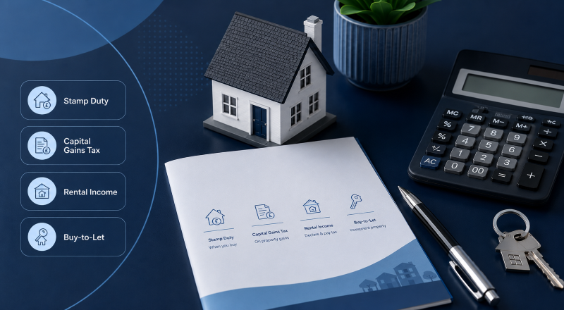 Property Tax Changes in 2020, including Stamp Duty, Capital Gains Tax, rental income and buy-to-let considerations.