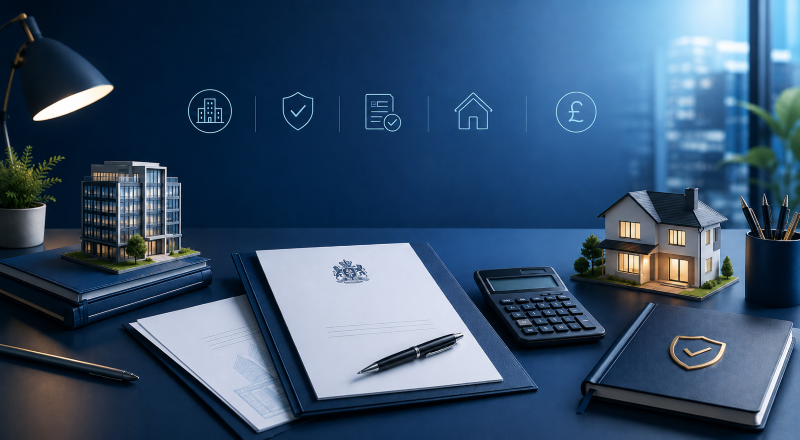 Limited Company Buy-to-Let: What Advisers Learned in 2022, shown through company documents, property models and financial planning icons.