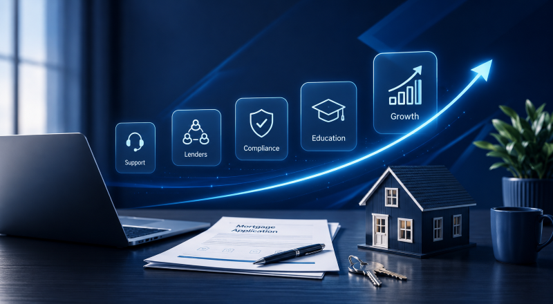 Why Mortgage Brokers Thrive With the Right Network through lender access, compliance, training, technology and business support.