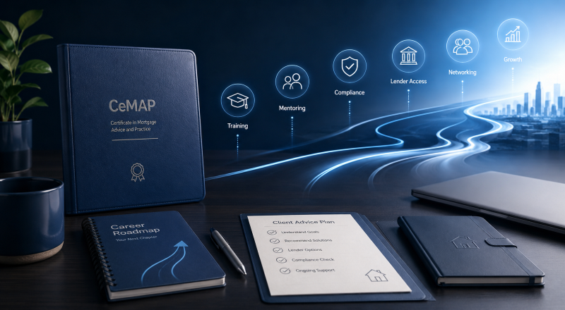 Life after CeMAP explained through training, mentoring, compliance, lender access, networking and career growth.