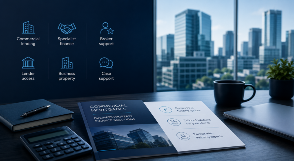 Become a Commercial Mortgage Broker with access to specialist finance, commercial lenders, business property solutions and broker support.