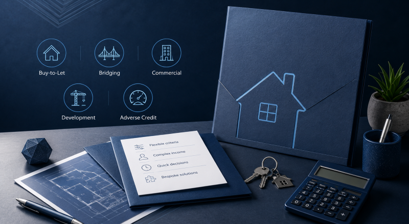 Specialist Lending Support for Mortgage Brokers, including buy-to-let, bridging, commercial, development and adverse credit finance.