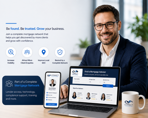 Connect Network Adviser Directory helping mortgage brokers improve visibility, attract client enquiries and grow through a complete mortgage network.