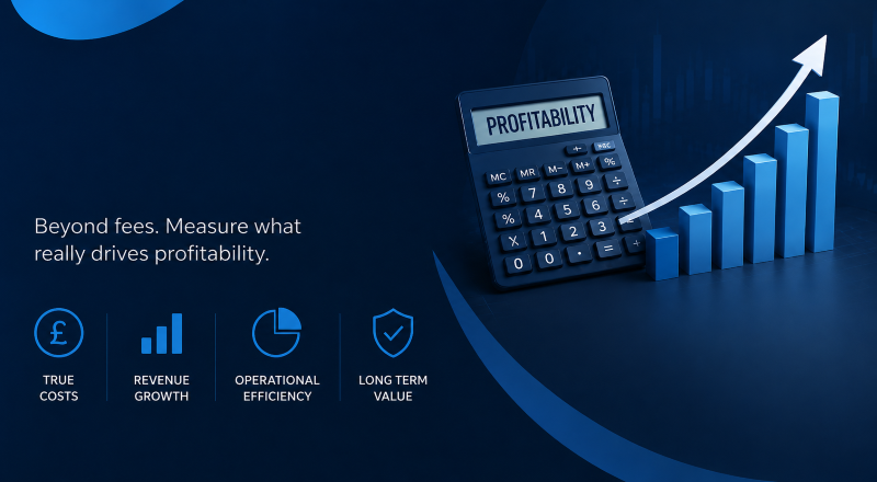 The Economics of a Mortgage Network shown through profitability, revenue growth, operational efficiency and long-term value